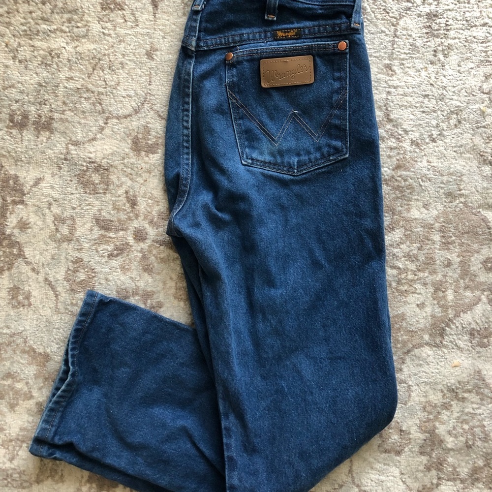 Mens Wrangler 13MWZ Jeans - Picture 4 of 7